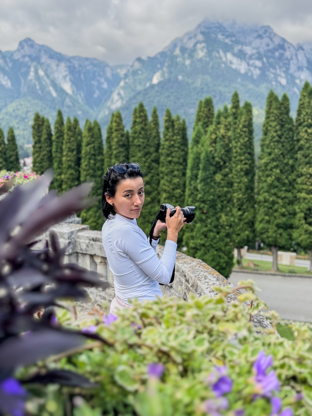 Rose with her camera